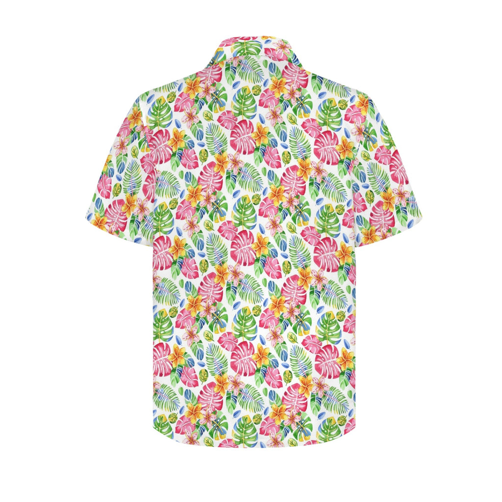 Bright Painted Tropical Men's Hawaiian Shirt