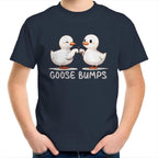 Goose Bumps - Kids Youth T-Shirt Navy Kids Youth T-shirt animal Printed In Australia