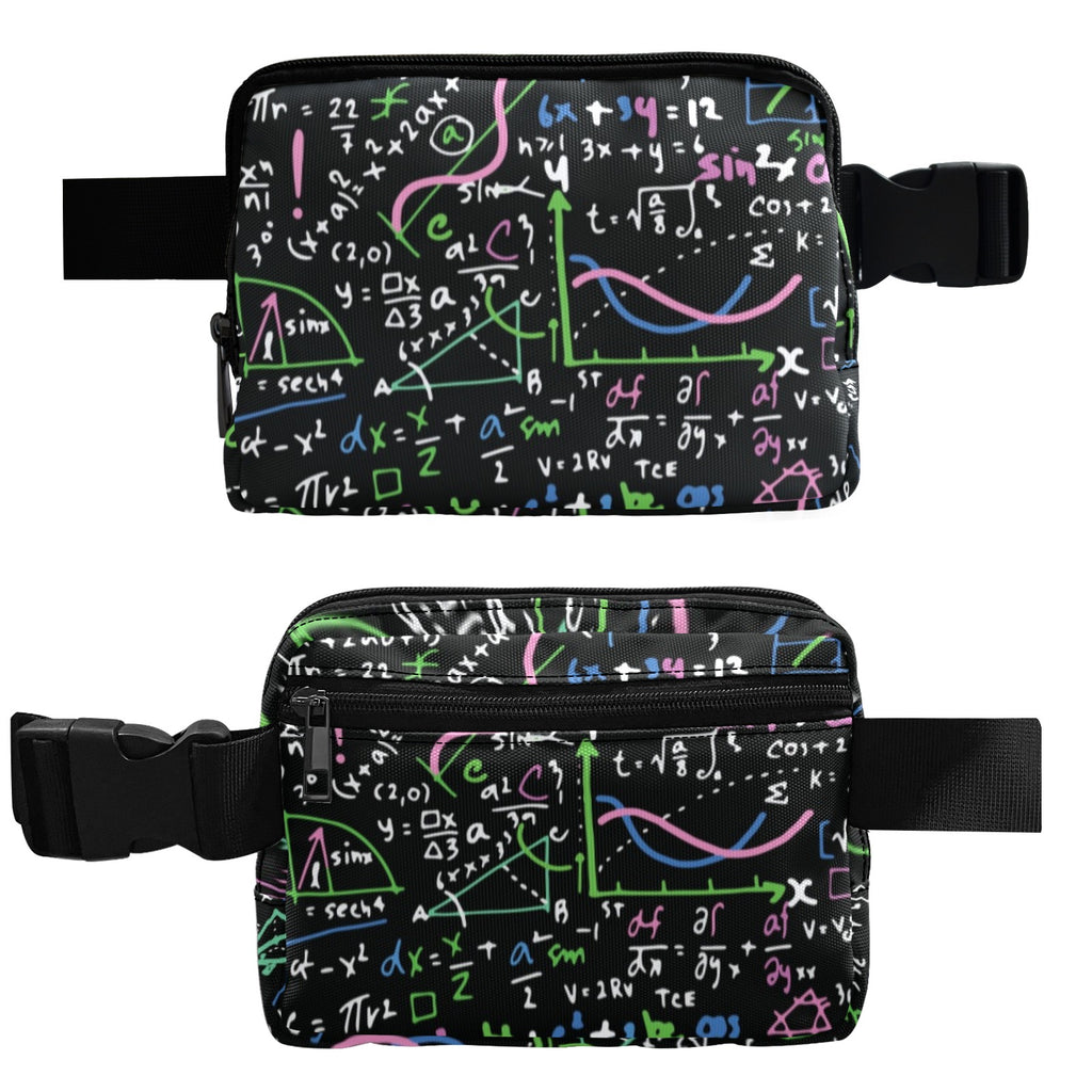 Equations In Green And Pink - Belt Bag