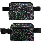 Equations In Green And Pink - Belt Bag