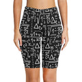Mathematics Women's Bike Shorts With Side Pockets Women's Bike Shorts Maths Printed Offshore