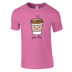 Personalised - Coffee Characters - Classic Unisex Crewneck T-shirt Azalea Personalised T-shirt Coffee Customise Globally Fulfilled Personalise