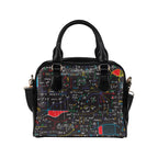 Colourful Maths Formulas - Shoulder Handbag (Model 1634) One size Shoulder Handbags (1634)
