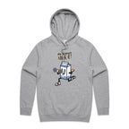 Life Is Short, Milk It - Mens Hoodie Grey Marle Mens Hoodie Fitness Printed In Australia