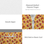 Cola Men's Lightweight Sun Hoodie & Shorts Set Men's Lightweight Sun Hoodie & Shorts Food Printed Offshore