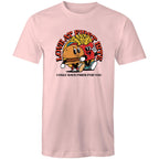 Love At First Bite - Mens T-Shirt Pink Mens T-shirt Food Printed In Australia