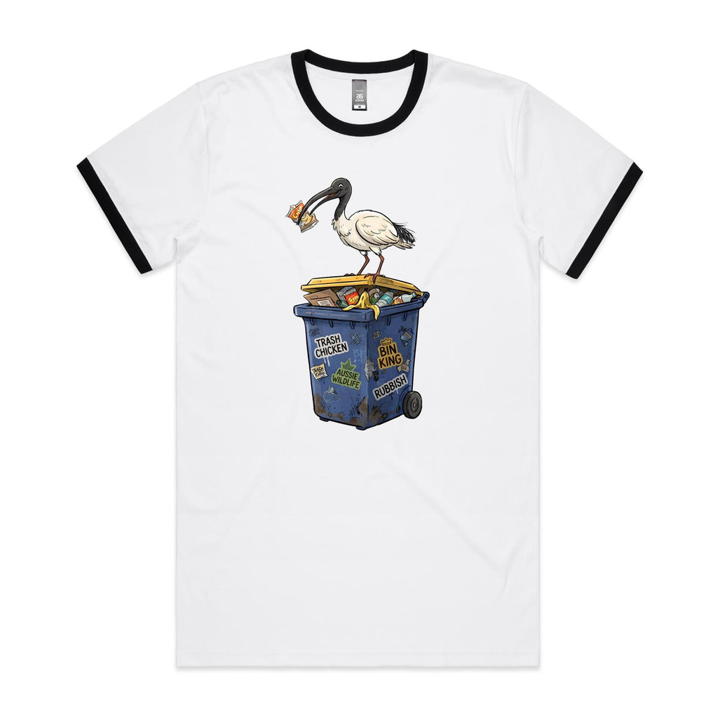 Bin Chicken Australian Ibis AS Colour Staple Ringer Tee