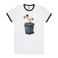 Bin Chicken Australian Ibis AS Colour Staple Ringer Tee