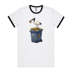 Bin Chicken Australian Ibis AS Colour Staple Ringer Tee