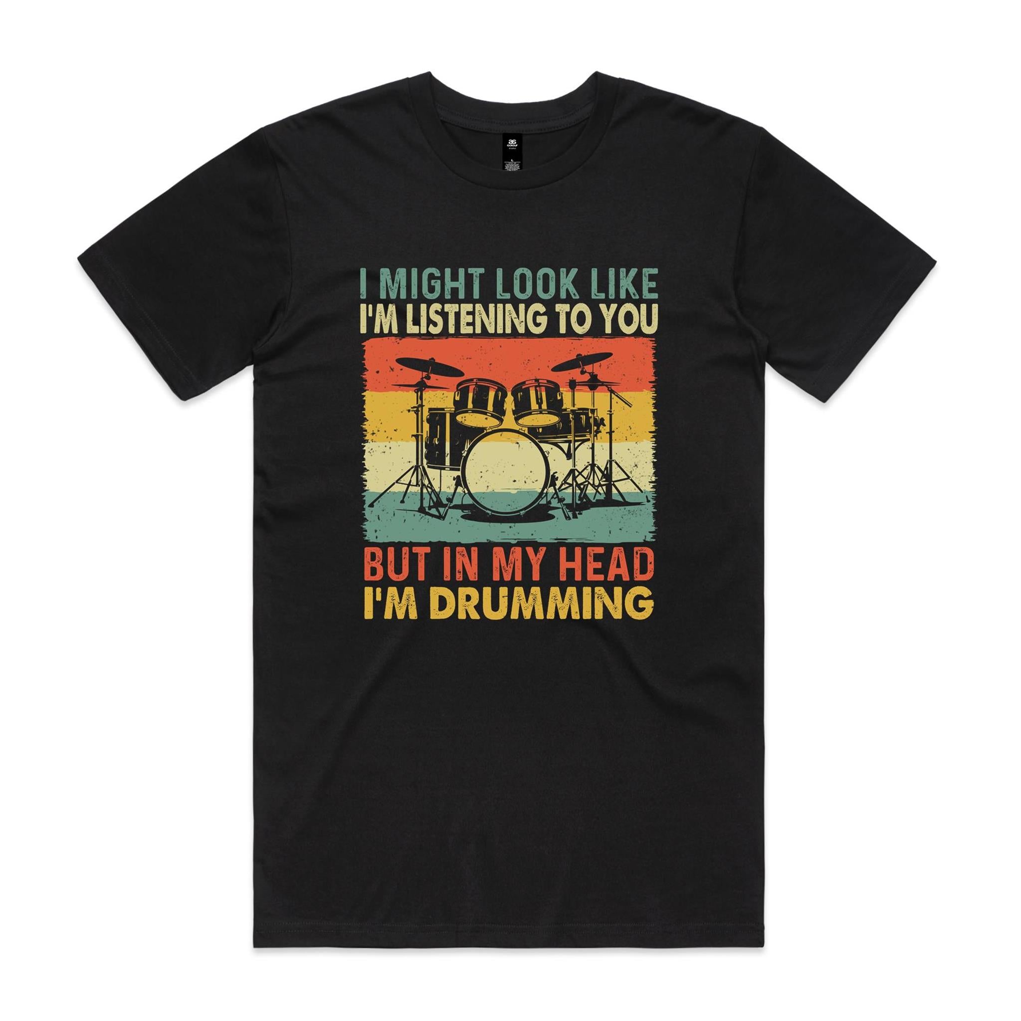 In My Head I'm Drumming - Mens T-shirt