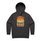 Chess, I Paused My Game To Be Here - Womens Hoodie Coal Womens Hoodie Chess Games Printed In Australia
