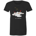 Melting Snowman, Yay Christmas - Womens T-shirt Black Womens Christmas T-shirt Christmas Printed In Australia
