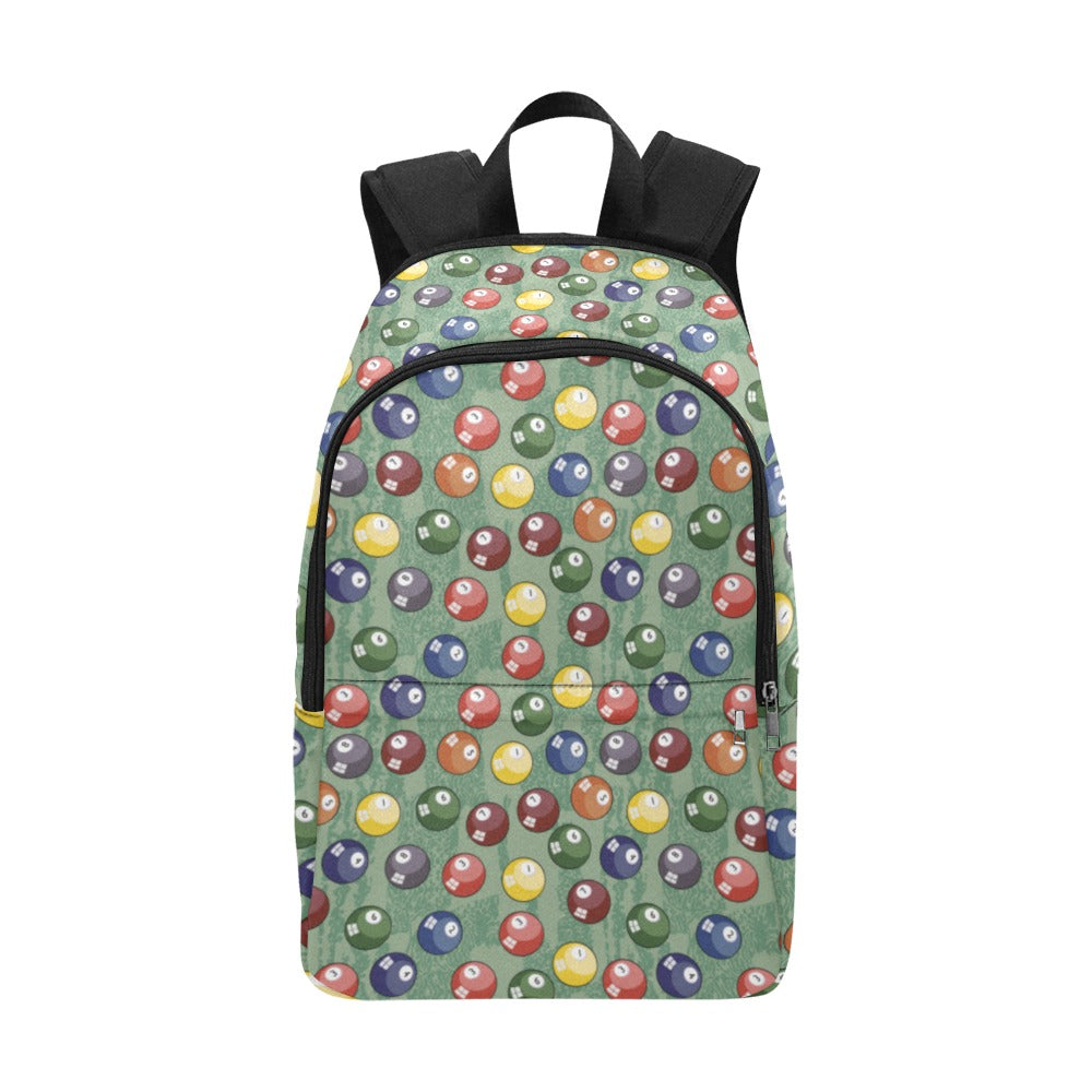 Pool Balls - Fabric Backpack
