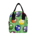 Pool Balls Zipper Lunch Bag One Size Zipper Lunch Bag Printed Offshore