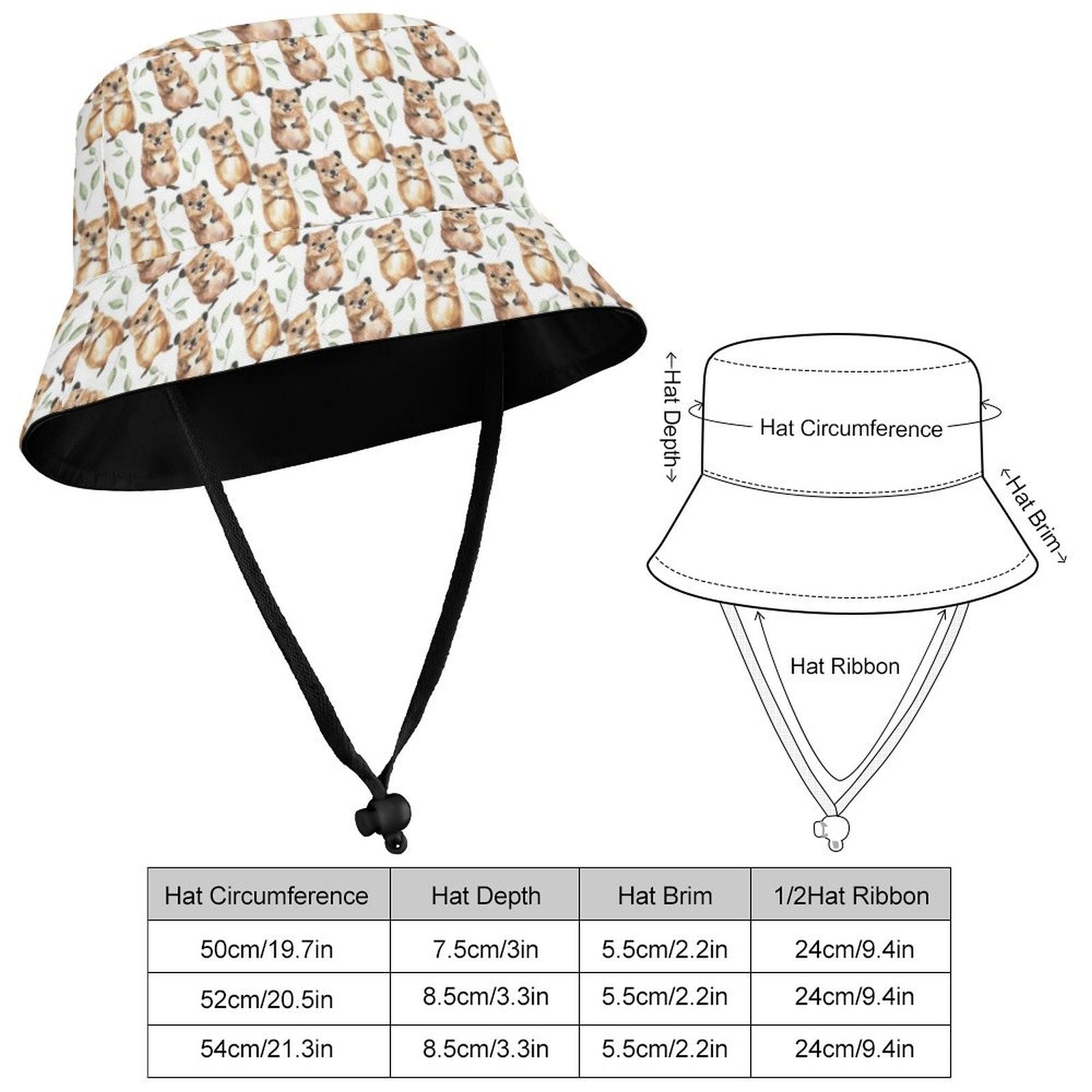 Quokkas Kids' Bucket Hat
