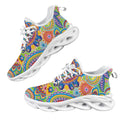 Green Paisley Women's Twisted Sole Sneakers