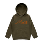 Music Notes - Kids Hoodie Army Kids Hoodie Printed In Australia