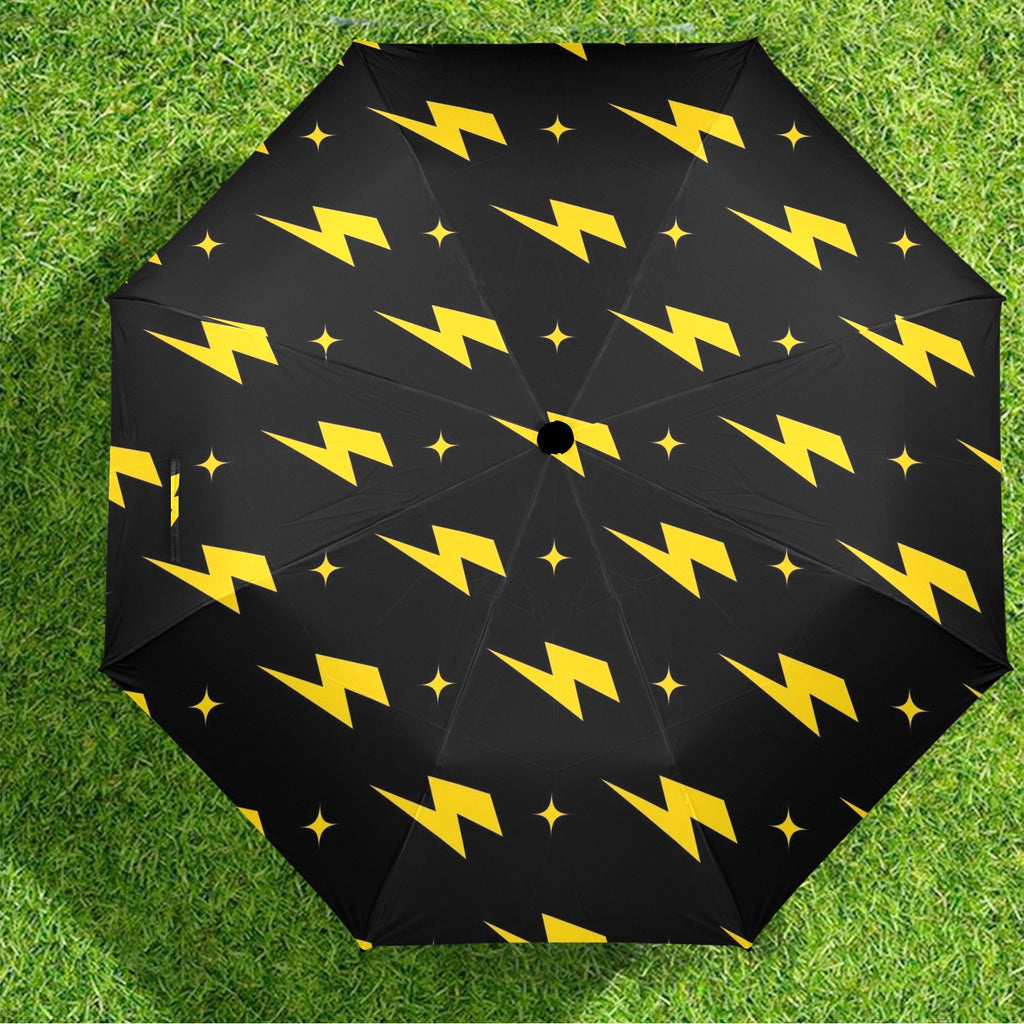 Yellow Lightning - Semi-Automatic Foldable Umbrella (Model U12) Semi-Automatic Foldable Umbrella (U12)