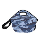 Blue Camouflage - Neoprene Lunch Bag Neoprene Lunch Bag Printed Offshore