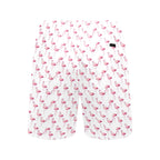 Flamingos Men's Mid-Length Beach Shorts Men's Mid-Length Beach Shorts animal Printed Offshore