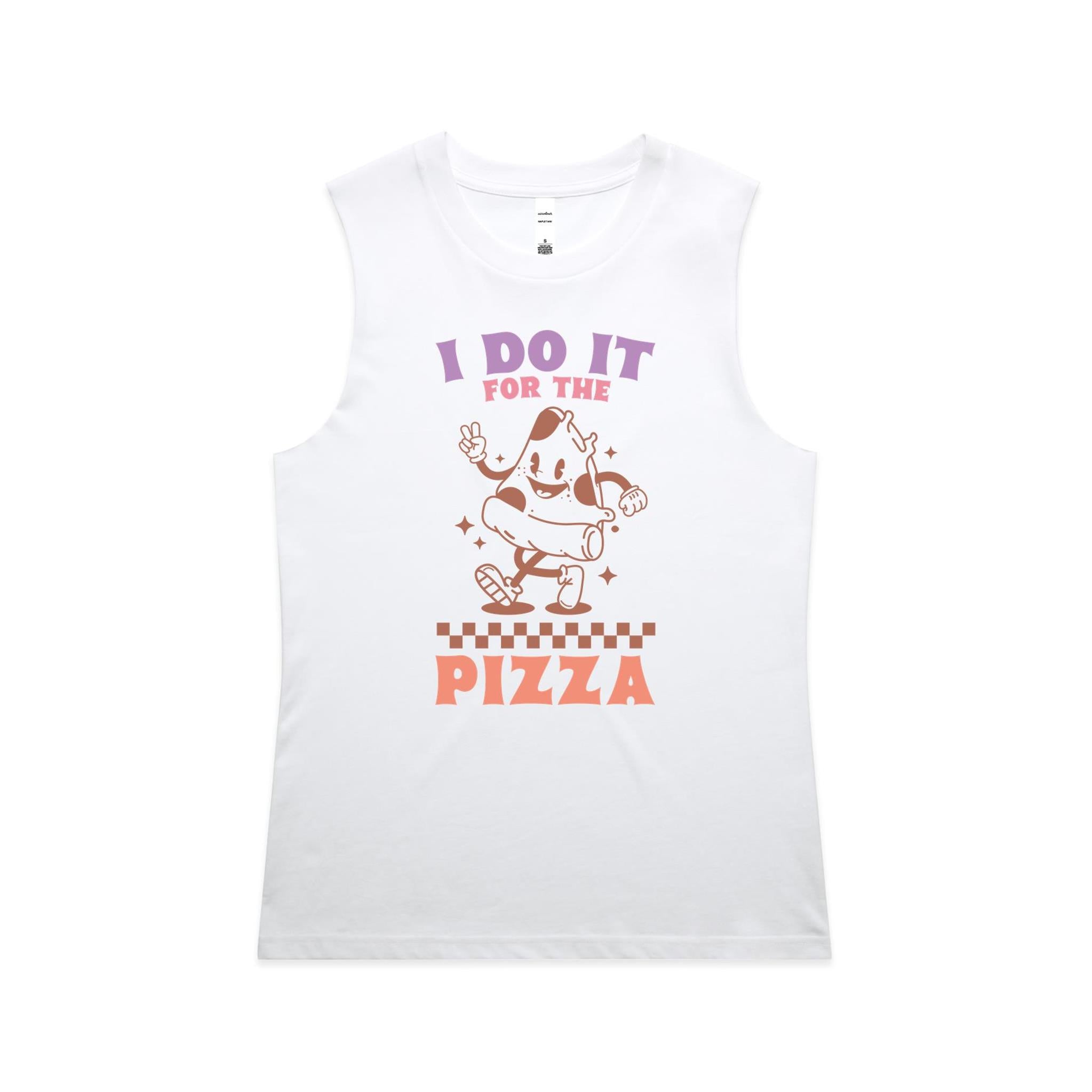 I Do It For The Pizza - AS Colour Women's Maple Tank