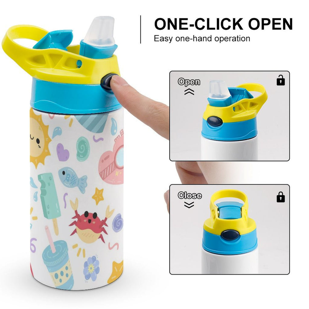 Summer Fun - Little Kids Water Bottle Little Kids Water Bottle Printed Offshore Summer