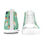 Cute Sushi - Women's High Top Canvas Shoes