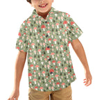 Mushroom Garden - Junior Kids Hawaiian Shirt