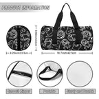 Monsters In Black And White Duffle Bag Duffle Bag Printed Offshore