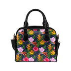 Tropical Floral Shoulder Handbag