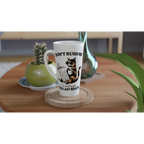 Personalise - Don't Rush Me, Cat - White Latte 17oz Ceramic Mug Personalised Latte Mug animal Globally Fulfilled