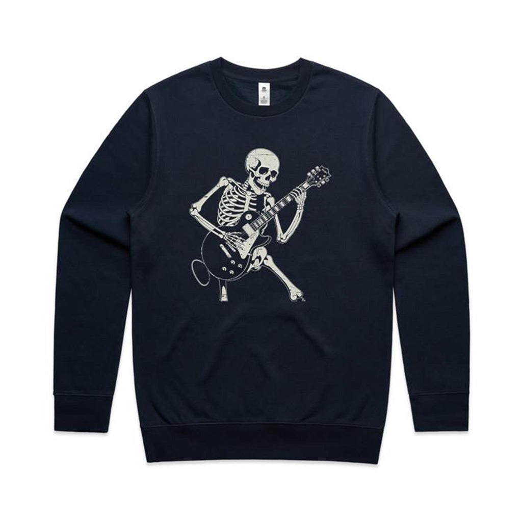 Skeleton Playing Guitar - AS Colour Stencil Crew Sweatshirt