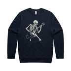 Skeleton Playing Guitar - AS Colour Stencil Crew Sweatshirt