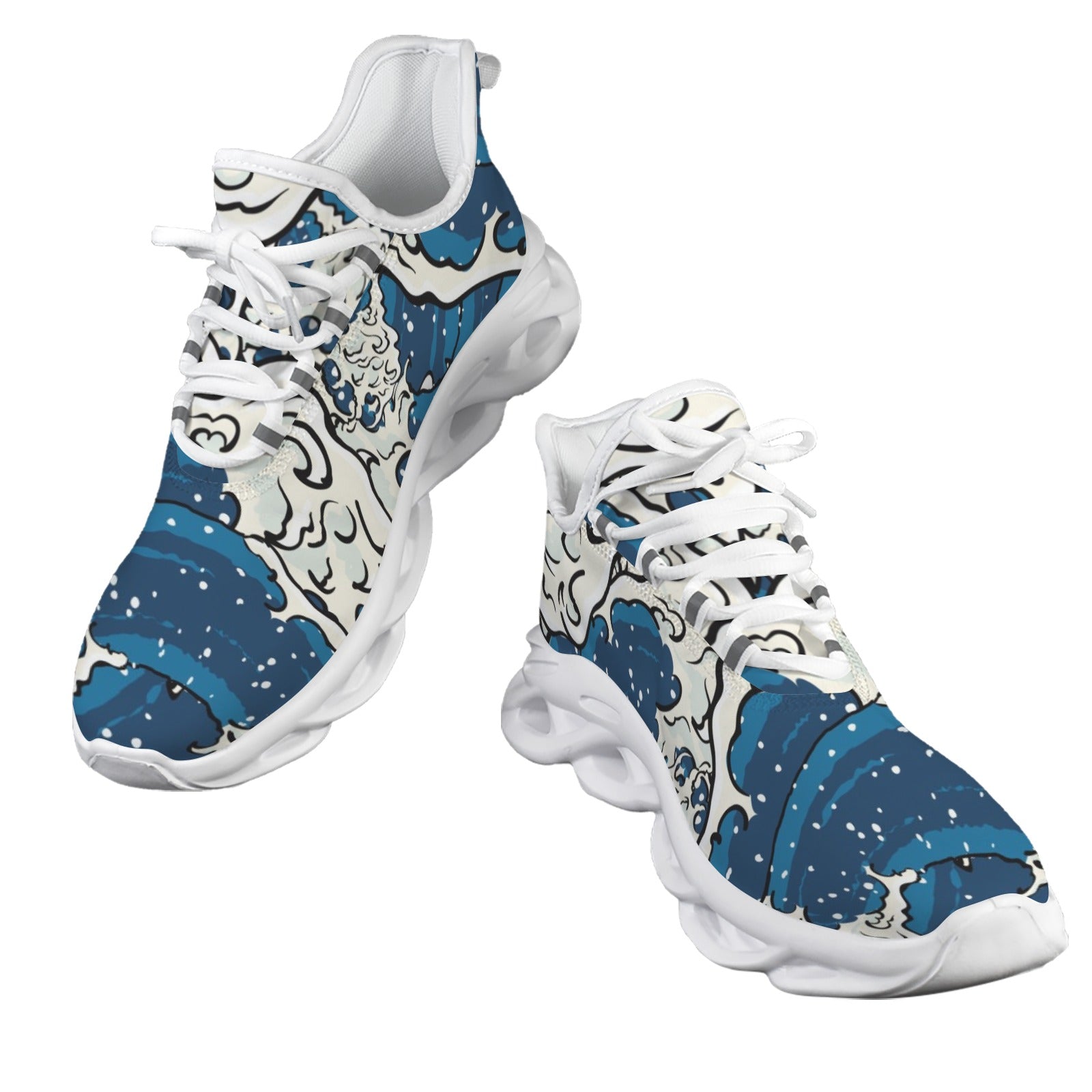 Japanese Waves Men's Twisted Sole Sneakers