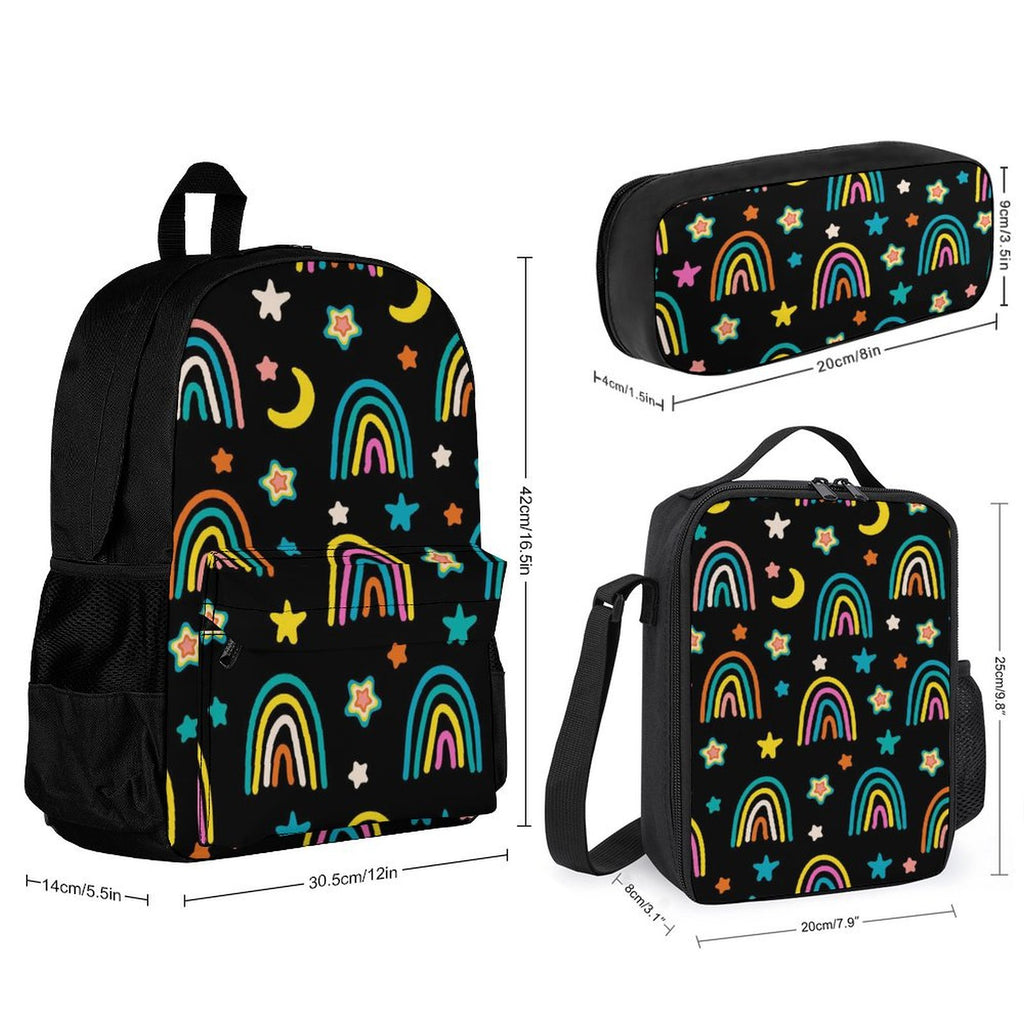 Rainbows - Three Piece Backpack Set