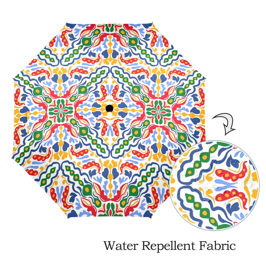 Bright Burst - Semi-Automatic Foldable Umbrella (Model U12) Semi-Automatic Foldable Umbrella (U12)