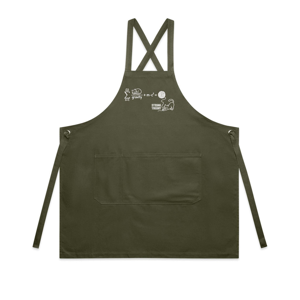 Cat String Theory Physics AS Colour Carrie Apron