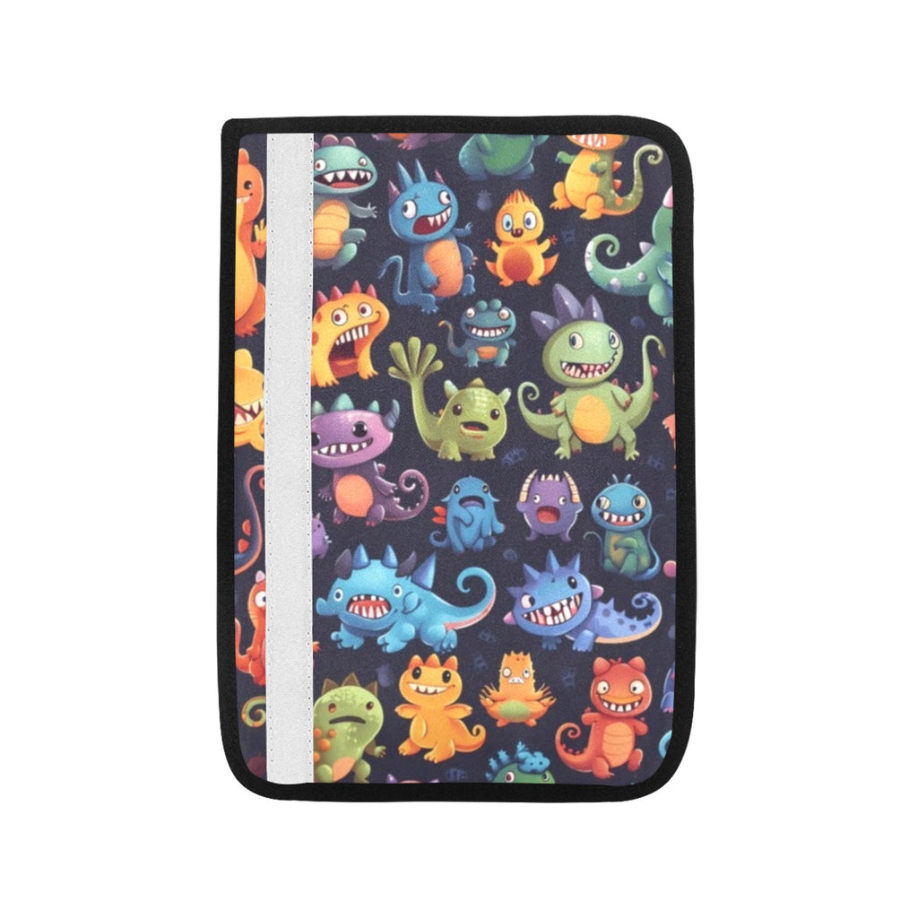 Monster Mania Car Seat Belt Cover 7''x10'' (Pack of 2) Car Seat Belt Cover 7x10 (Pack of 2) Printed Offshore