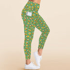 Busy Bees Women's High Waist Pockets Yoga Leggings