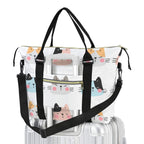 Cat Faces Duffle Bag-Simple (Model 1715) One Size Duffle Bag-Simple (1715)