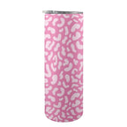 Pink Leopard - 20oz Tall Skinny Tumbler with Lid and Straw