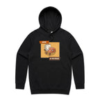 Coffee To The Rescue - Mens Hoodie Black Mens Hoodie Coffee Printed In Australia