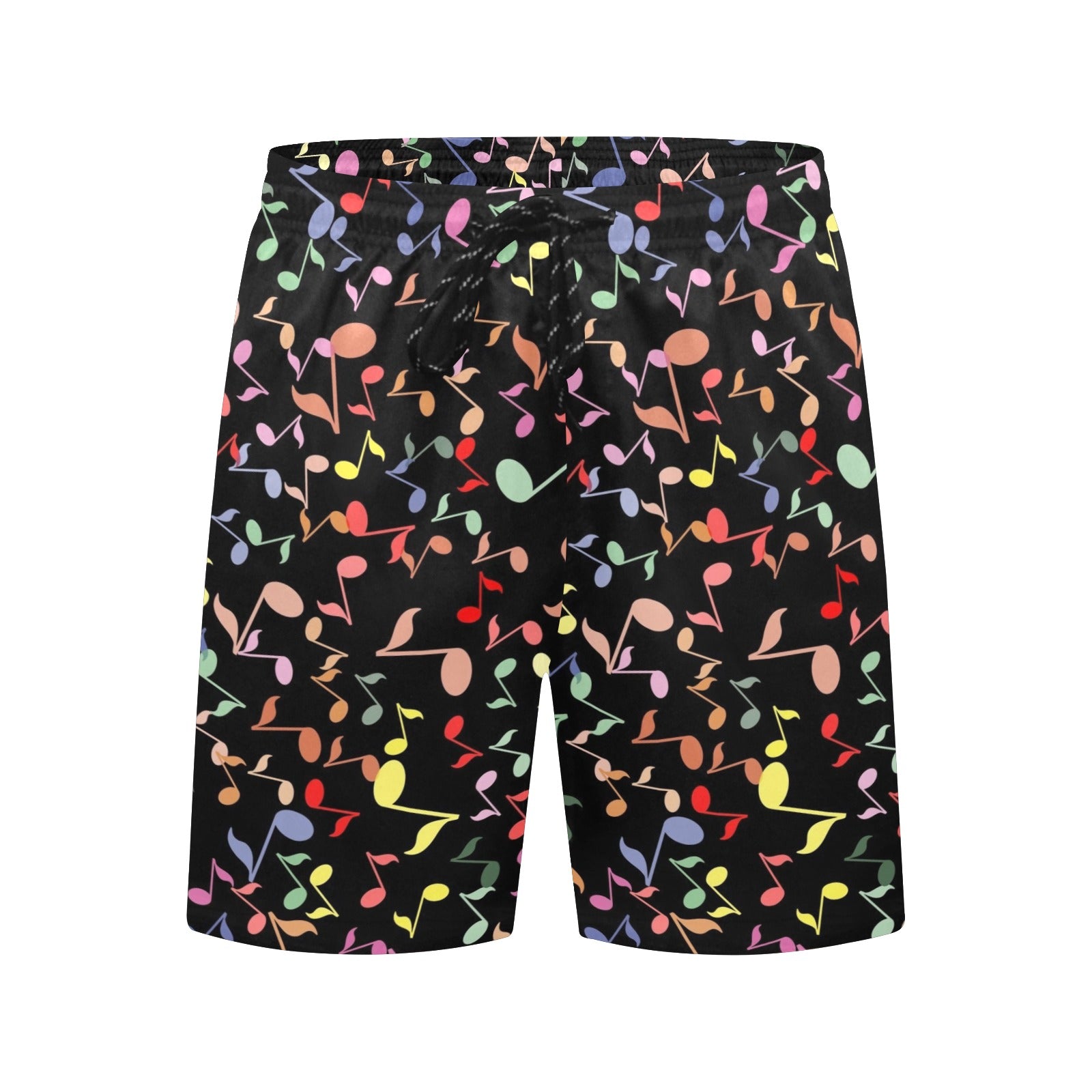 Quavers, Music Notes - Men's Mid-Length Beach Shorts Men's Mid-Length Beach Shorts Music Printed Offshore