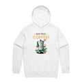 But First, Coffee Men's AS Colour Hoodie White Mens Hoodie Coffee Printed In Australia