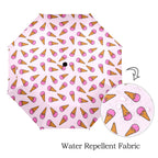 Pink Ice Cream Cones Umbrella Umbrella Food Printed Offshore