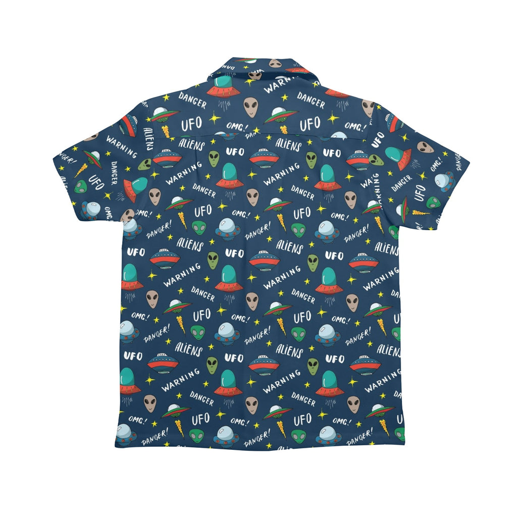 UFO's And Aliens Senior Kids Hawaiian Shirt
