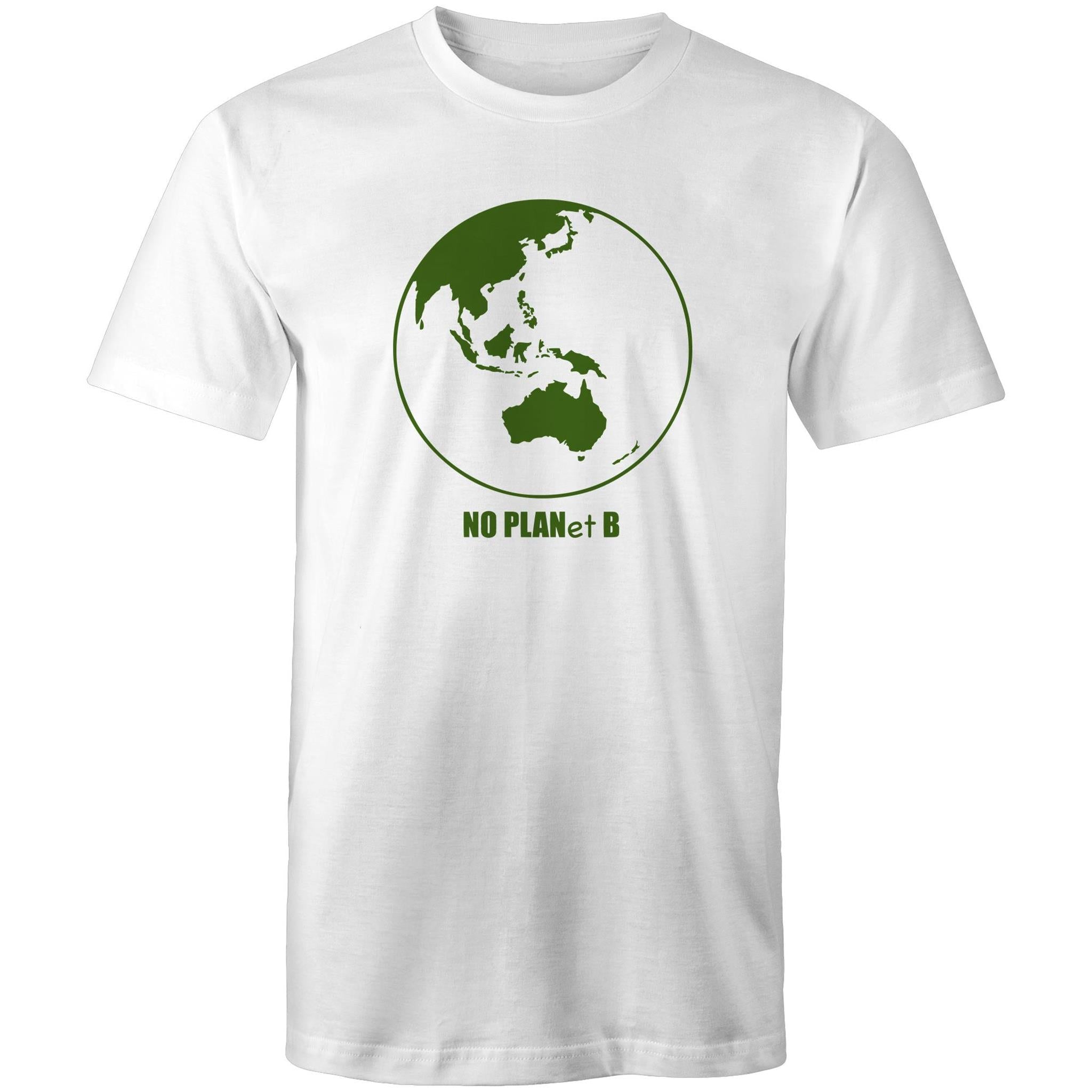 No Planet B, Earth - Mens T-Shirt White Mens T-shirt Environment Printed In Australia