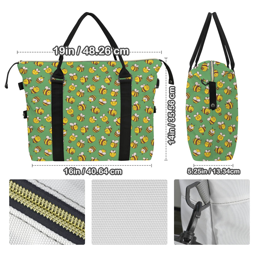 Busy Bees Duffle Bag-Simple (Model 1715) Duffle Bag-Simple (1715)