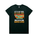 Punctuation Saves Lives, Dinosaur Women's AS Colour T-shirt