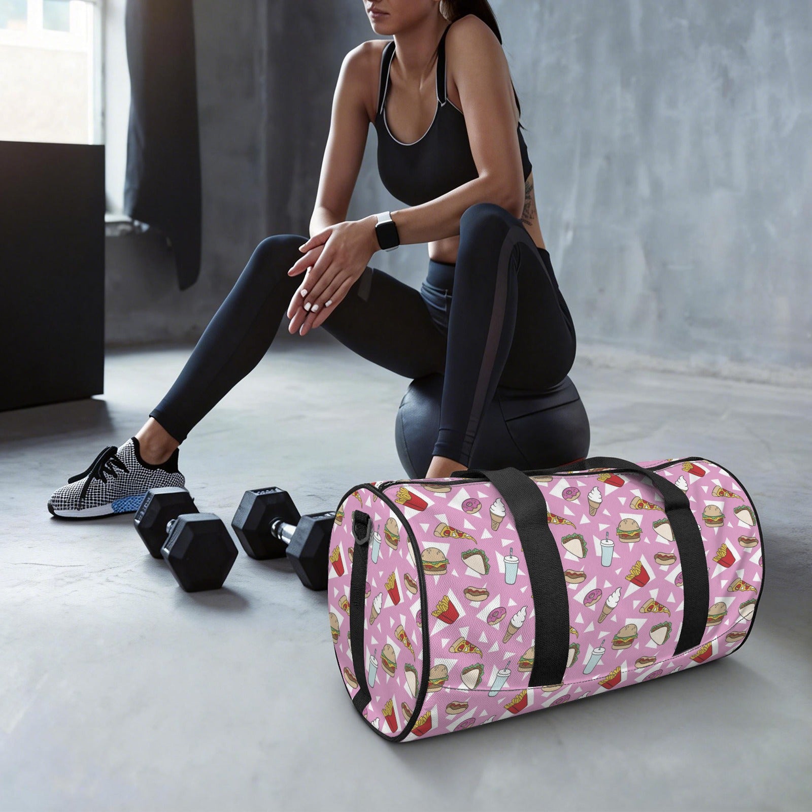 Fast Food Duffle Bag Duffle Bag Printed Offshore